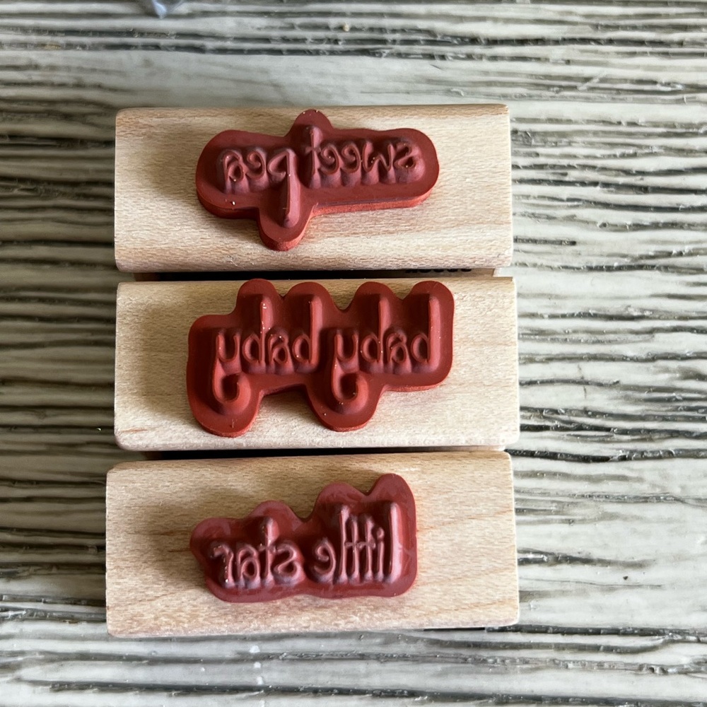 Delta Stampin' Words Rubber Stamp Set - Picture 4 of 4